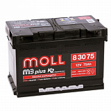 Аккумулятор MOLL M3plus 75 Ач о/п Аккумулятор MOLL M3plus 75 Ач о/п