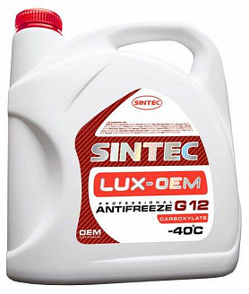 Антифриз Sintec LUX G12 5кг АКЦИЯ 5л по цене 4л Антифриз Sintec LUX G12 5кг АКЦИЯ 5л по цене 4л