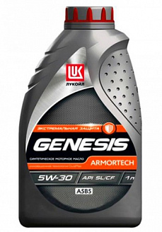 Масло моторное ЛУКОЙЛ GENESIS ARMORTECH A5B5 5W-30 1л. всесез. синт. Масло моторное ЛУКОЙЛ GENESIS ARMORTECH A5B5 5W-30 1л. всесез. синт.