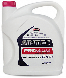 Антифриз Sintec PREMIUM G12+ (5кг) красный Антифриз Sintec PREMIUM G12+ (5кг) красный