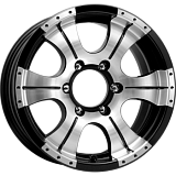 Диск К&K Байконур 7x15 5x139,7 ET20 DIA 108,5 Алмаз черный Диск К&K Байконур 7x15 5x139,7 ET20 DIA 108,5 Алмаз черный