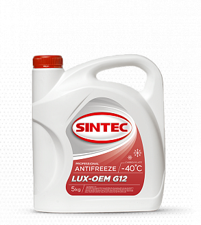 Антифриз Sintec LUX G12 5кг АКЦИЯ 5л по цене 4л Антифриз Sintec LUX G12 5кг АКЦИЯ 5л по цене 4л