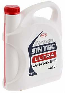 Антифриз Sintec ULTRA G11 5кг красный Антифриз Sintec ULTRA G11 5кг красный