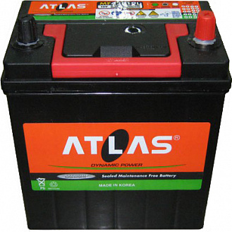 АКБ Atlas 38 Ач т/кл MF 42B19R, шт АКБ Atlas 38 Ач т/кл MF 42B19R, шт