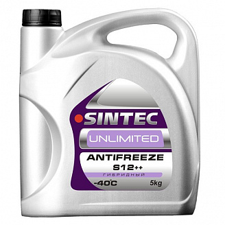 Антифриз Sintec UNLIMITED G12++ 5кг красный Антифриз Sintec UNLIMITED G12++ 5кг красный