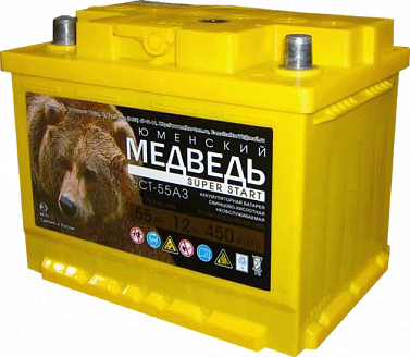АКБ Медведь Silver Ca/Ca 55 Ач 65B24R, шт АКБ Медведь Silver Ca/Ca 55 Ач 65B24R, шт