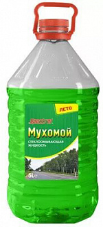 Жидкость стеклоомывающая летняя "Мухомойка" kvs, 4.5л. Жидкость стеклоомывающая летняя "Мухомойка" kvs, 4.5л.