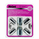 Гайка секретная McGard (арт. 31156 SU)) 12х1,5х35 СН21 плоская хром станд.защита с двумя ключами Гайка секретная McGard (арт. 31156 SU)) 12х1,5х35 СН21 плоская хром станд.защита с двумя ключами