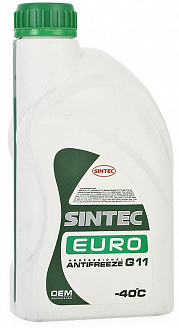 SINTEC EURO антифриз G11 зеленый 1кг SINTEC EURO антифриз G11 зеленый 1кг