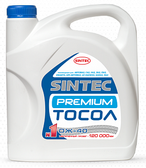 Тосол Sintec ОЖ - 40 5кг Тосол Sintec ОЖ - 40 5кг