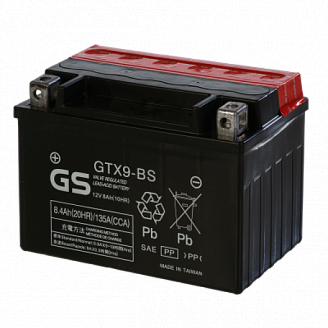 АКБ GS 8,4 Ач GTX9-BS, шт АКБ GS 8,4 Ач GTX9-BS, шт