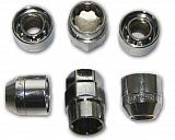 Гайка секретная SAVE CAR ( арт. HO ) 12x1,5х23,5 СН19/21 конус, вращ.кольцо Гайка секретная SAVE CAR ( арт. HO ) 12x1,5х23,5 СН19/21 конус, вращ.кольцо
