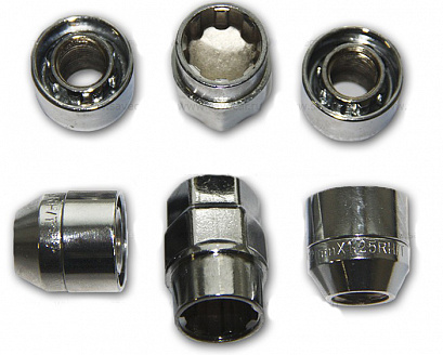 Гайка секретная SAVE CAR ( арт. HO ) 12x1,5х23,5 СН19/21 конус, вращ.кольцо Гайка секретная SAVE CAR ( арт. HO ) 12x1,5х23,5 СН19/21 конус, вращ.кольцо
