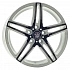 Диск Asikaga Esimoti 7x17 5x112 ET49 DIA 57,1 Pure Sil