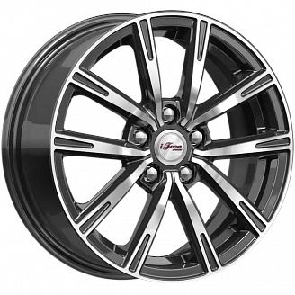 Диск iFree Драйвер (KC996-00) 6x15 5x100 ET38 DIA 57,1 Блэк джек