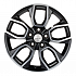 Диск KHW 1713 7x17 5x114,3 ET48,5 67,1 Black-FP (17 ZV Sportage)