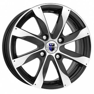 Диск K&K Джемини-ориг. 5,5x14 4x100 ET43 DIA 60,1 Алмаз черный
