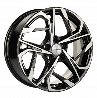 Диск KHW 1716 7x17 5x114,3 ET50 67,1 Black-FP (Mazda CX-5/Kia Seltos)