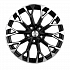 Диск KHW 1718 7x17 5x114,3 ET45 66,1 Black-FP (Nissan X-Trail/Nissan Teana)