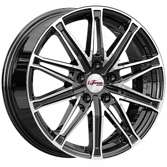 Диск iFree Виар (KC1065-03) 6,5x17 5x114,3 ET37 DIA 66,6 Блэк джек