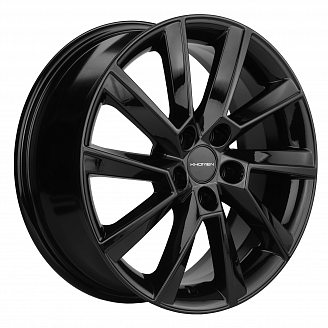 Диск KHW 1604 6x16 5x100 ET38 57,1 Black (Kamiq/Rapid/Scala) (Сфера)