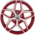 Диск Aketi Mitsuhidae 7x17 5x105 ET42 DIA 56,6 Black Brilliant