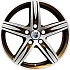 Диск K&K Андорра 7x17 5x114,3 ET45 DIA 67,1 Алмаз черный