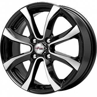 Диск iFree Дайс (KC696-05) 6x15 4x100 ET45 DIA 67,1 Блэк джек