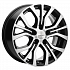 Диск KHW 1608 6,5x16 5x114,3 ET43 67,1 Black-FP (ZV 16 Sonata)