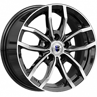 Диск K&K Фрост (KC1048-02) 6,5x15 5x114,3 ET39 DIA 60,1 Алмаз черный