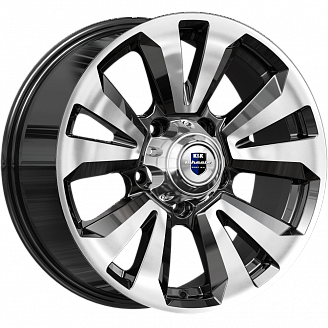 Диск K&K Ла-Пас (KC897-01) 8x18 5x139,7 ET30 108,5 Алмаз черный