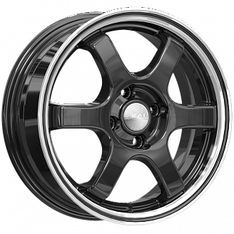 Диск SKAD Киото 6x15 4x100 ET40 DIA 60,1 Алмаз-антрацит