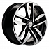 Диск KHW 1612  6,5x16 5x114,3 ET45 67,1 Black-FP (Mazda 3/ Mazda ix35)