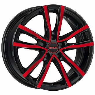 Диск MAK Milano 6,5x16 5x112 ET45 DIA 76 Black Red