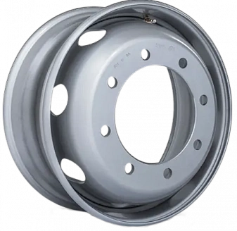 Диск ГАЗ Валдай 3310-40 6x17,5 6x222,25 ET115 DIA 160 Серебристый