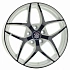 Диск Aketi Mitsuhidae 7x17 5x105 ET42 DIA 56,6 Black Brilliant