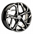 Диск KHW 1716 7x17 5x114,3 ET50 67,1 Black-FP (Mazda CX-5/Kia Seltos)